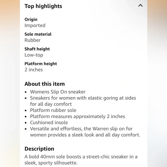 Vince Warren Black Slip-On Platform Sneakers - Picture 10 of 16